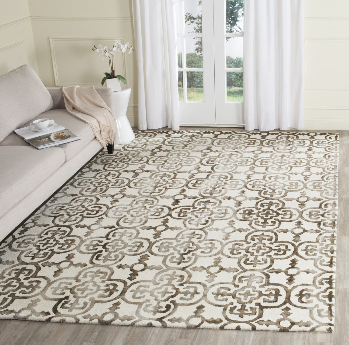 Safavieh Clearance Dip Dyes DDY711F Ivory Rug