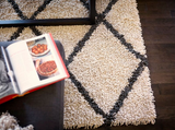 Anji Mountain Bamboo Rug, Co. Silky Shag AMB0657 Ivory Rug