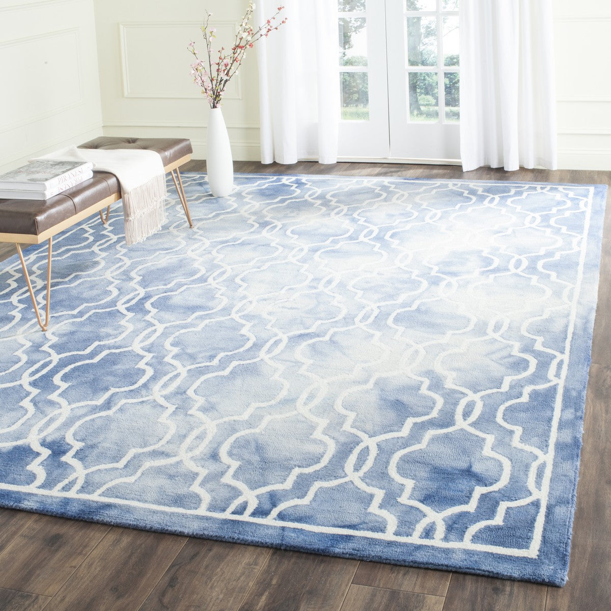 Safavieh Clearance Dip Dye DDY539K Blue Rug