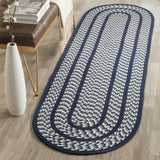 Safavieh Clearance Braided BRD401D Navy Rug