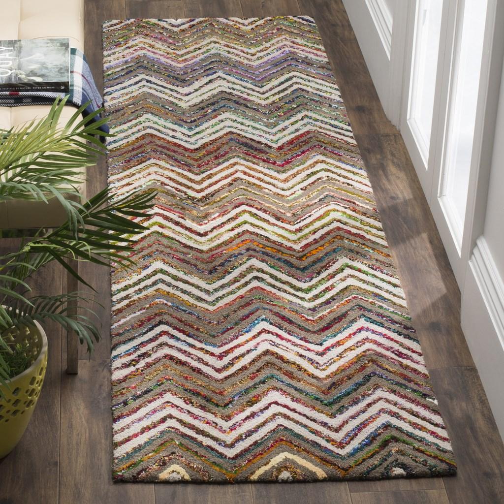 Safavieh Clearance Nantucket NAN601B Beige Multi Rug