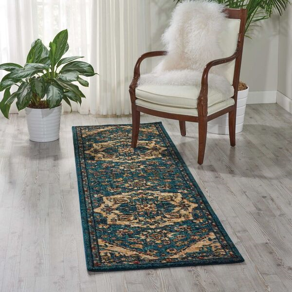 Nourison Clearance 2020 NR206 Teal Rug