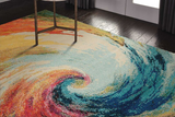 Nourison Sale Celestial CES07 Wave Rug