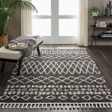 Nourison Clearance Moroccan Shag MRS02 Charcoal Rug