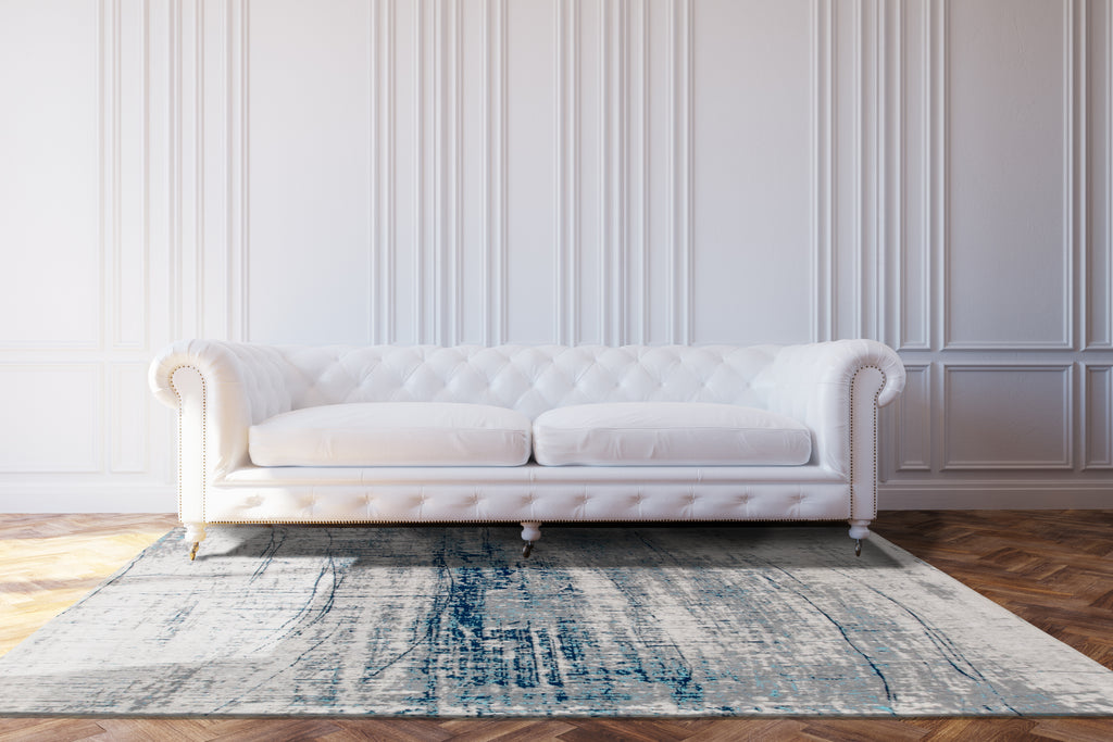 Louis De Poortere Mad Men 8421 Light Grey Rug