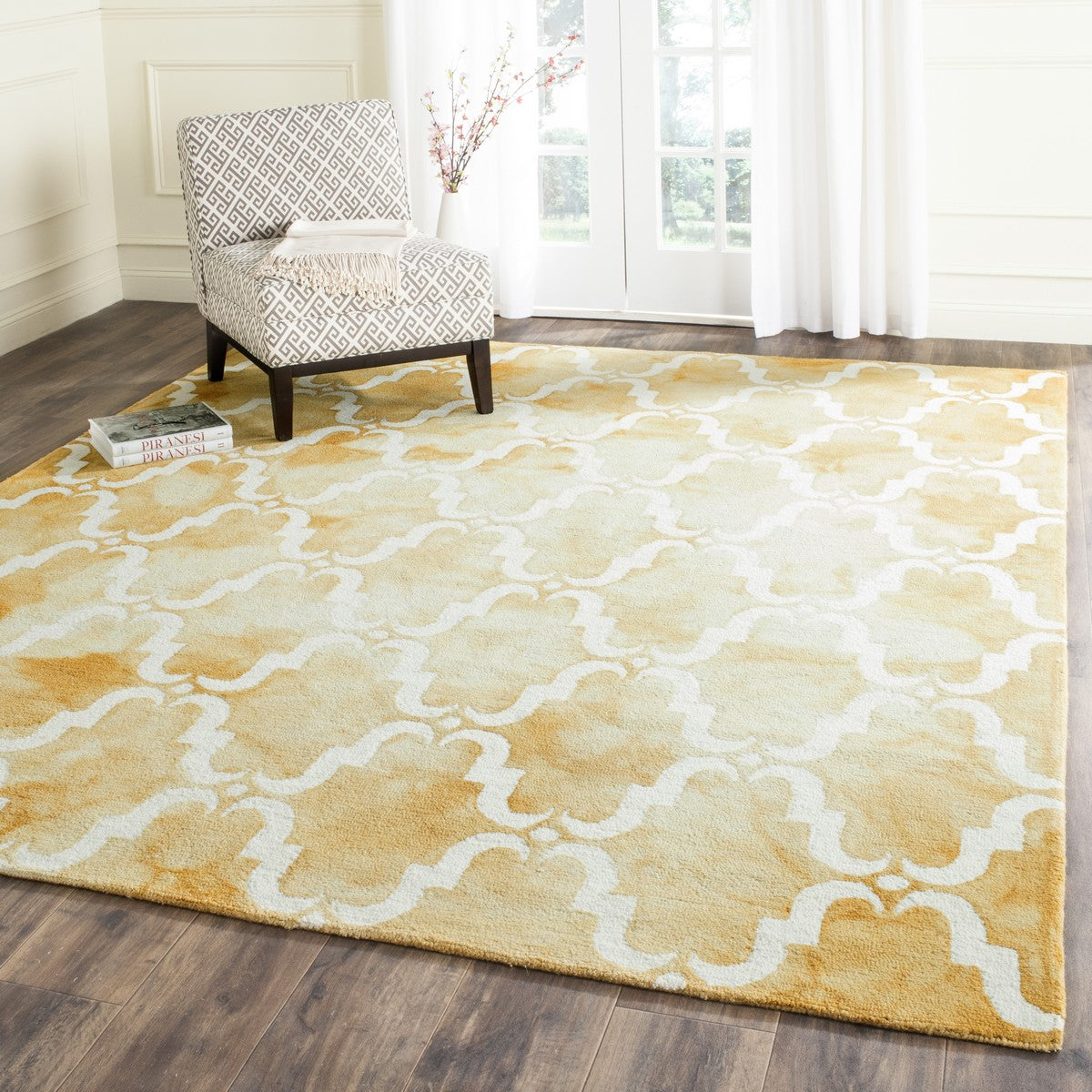 Safavieh Clearance Dip Dye DDY536H Gold Rug