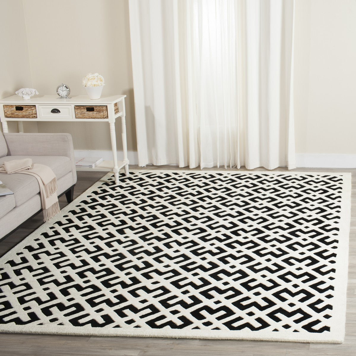 Safavieh Clearance Chatham CHT719K Black Rug