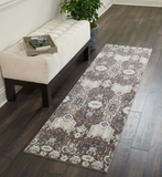 Nourison Clearance KI34 Silver Screen KI341 Mocha Rug