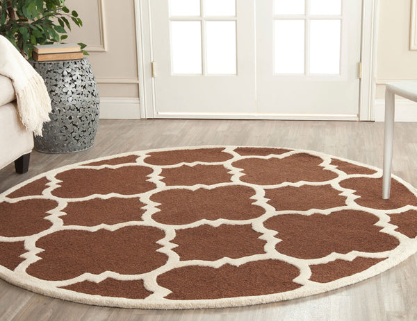 Safavieh Clearance Cambridge CAM140H Dark Brown Rug
