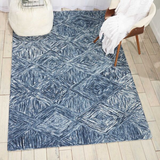 Nourison Sale Interlock ITL01 Denim Rug