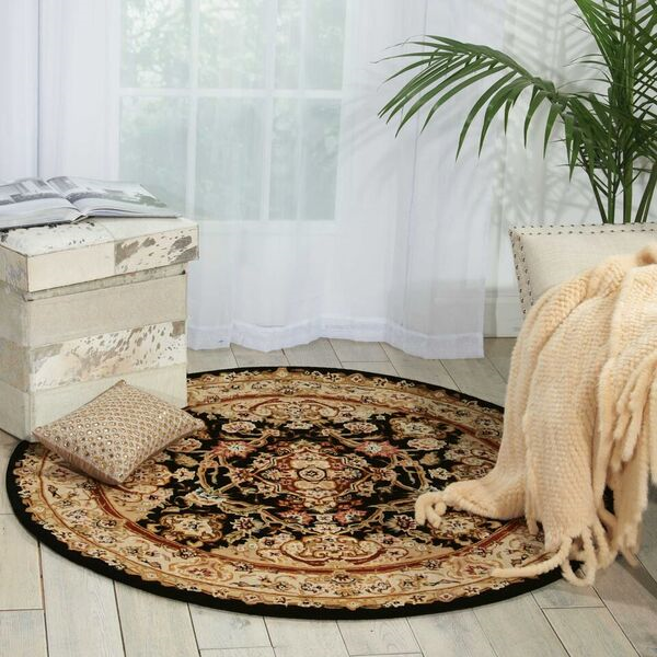 Nourison Nourison 2000 2028 Black Rug