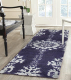 Safavieh Clearance Stone Wash STW235K Purple Rug
