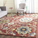Safavieh Clearance Blossom BLM401C Burgundy Rug