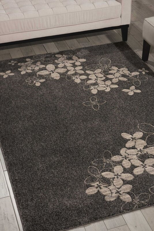 Nourison Sale Maxell MAE02 Charcoal Rug