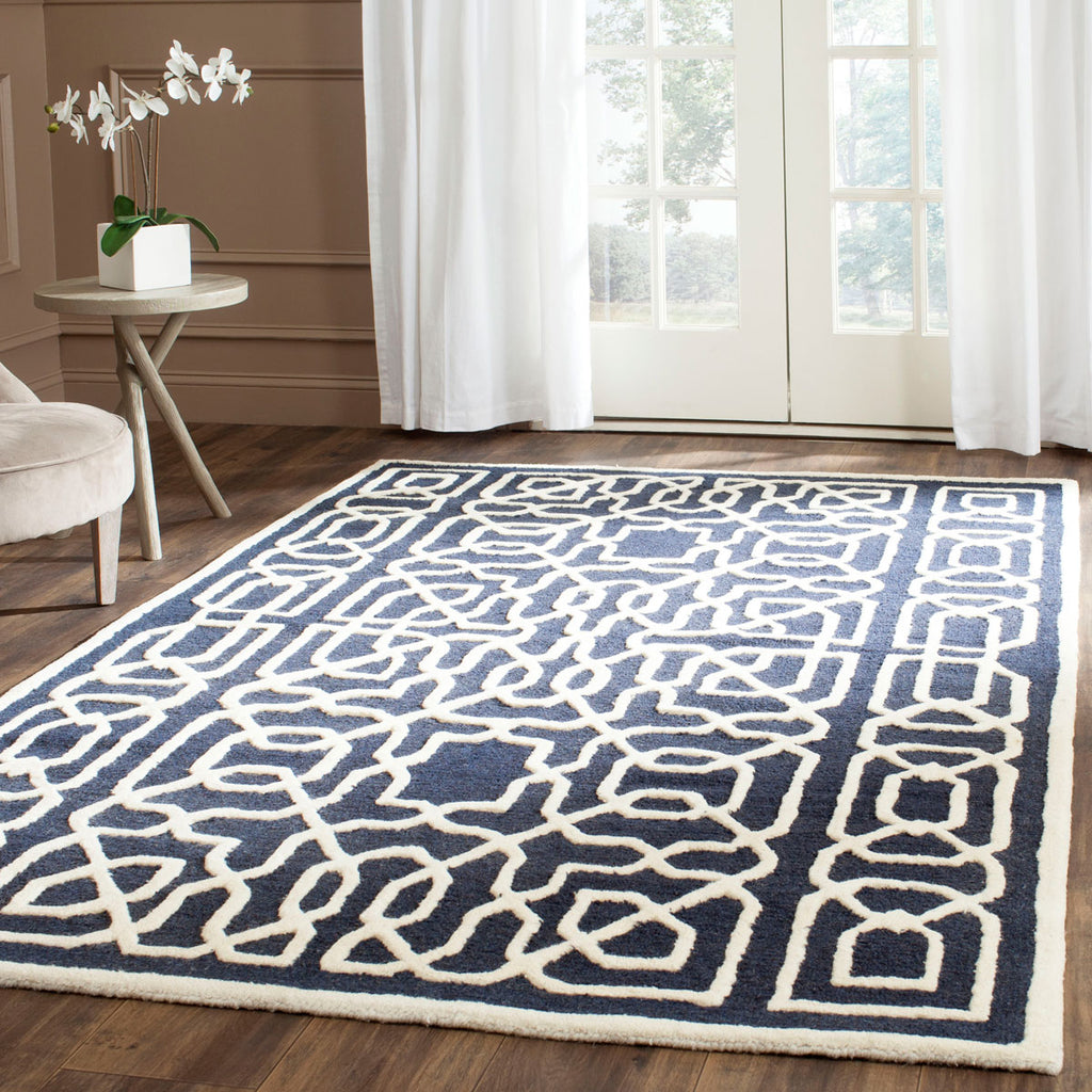 Safavieh Clearance Cambridge CAM570M Navy Rug