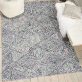 Nourison Sale Interlock ITL01 Heather Rug