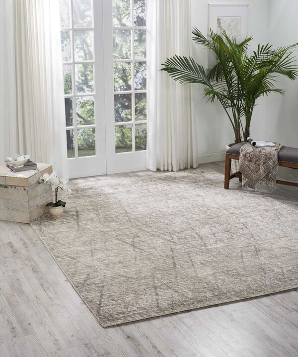 Nourison Ocean OCP02 Ash Rug