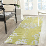 Safavieh Clearance Stone Wash STW235A Chartreuse Rug
