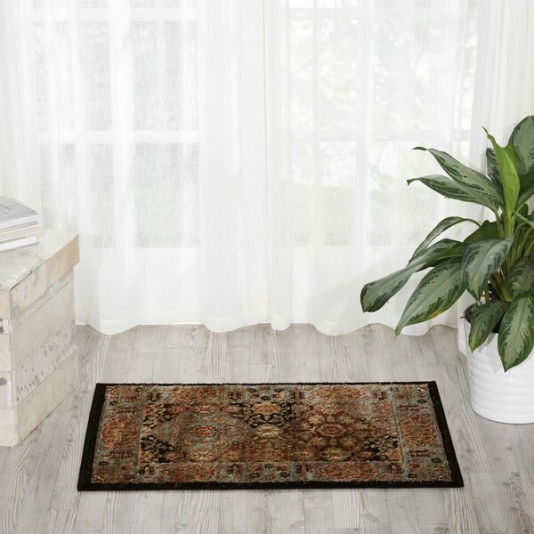 Nourison Clearance Delano DEL03 Black Rug
