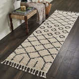 Nourison Clearance Moroccan Shag MRS01 Cream Rug