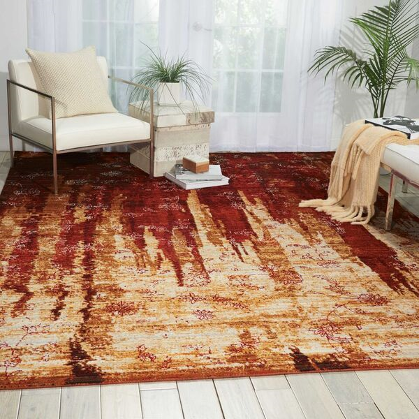 Nourison Clearance Rhapsody RH006 Gold Rug