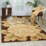 Nourison Tropics TS09 Brown Rug