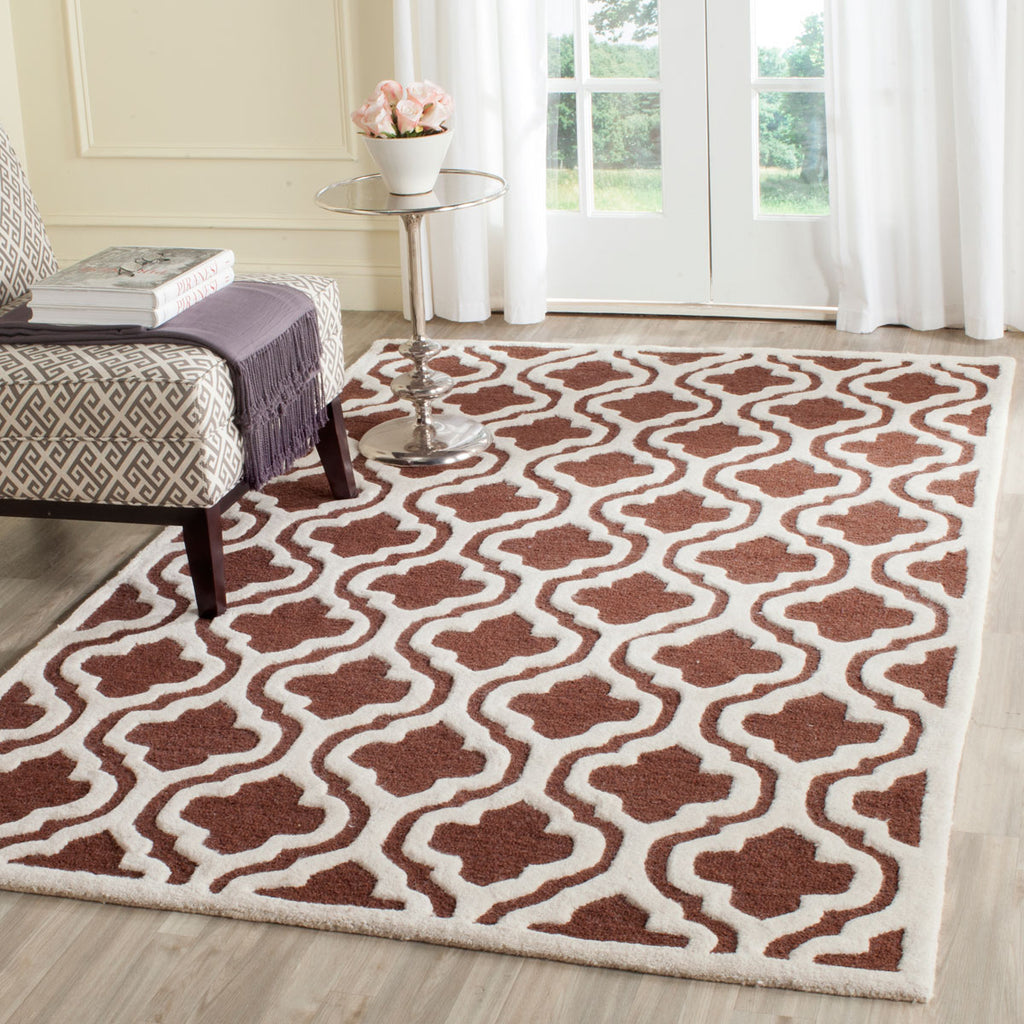 Safavieh Clearance Cambridge CAM132H Dark Brown Rug