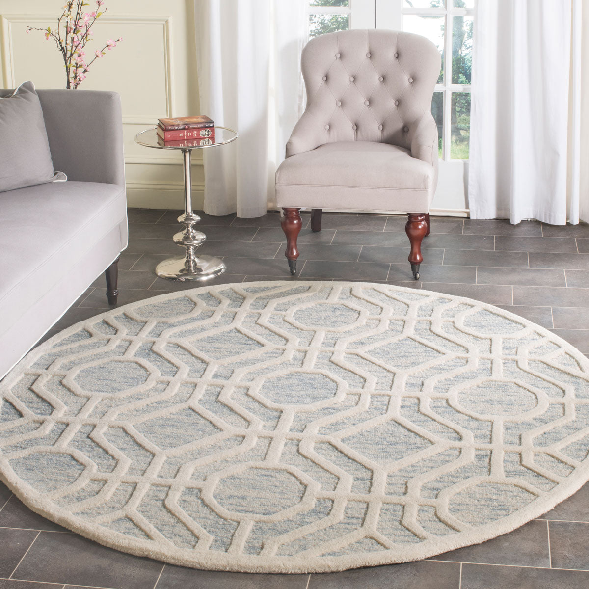 Safavieh Clearance Cambridge CAM726B Light Blue Rug