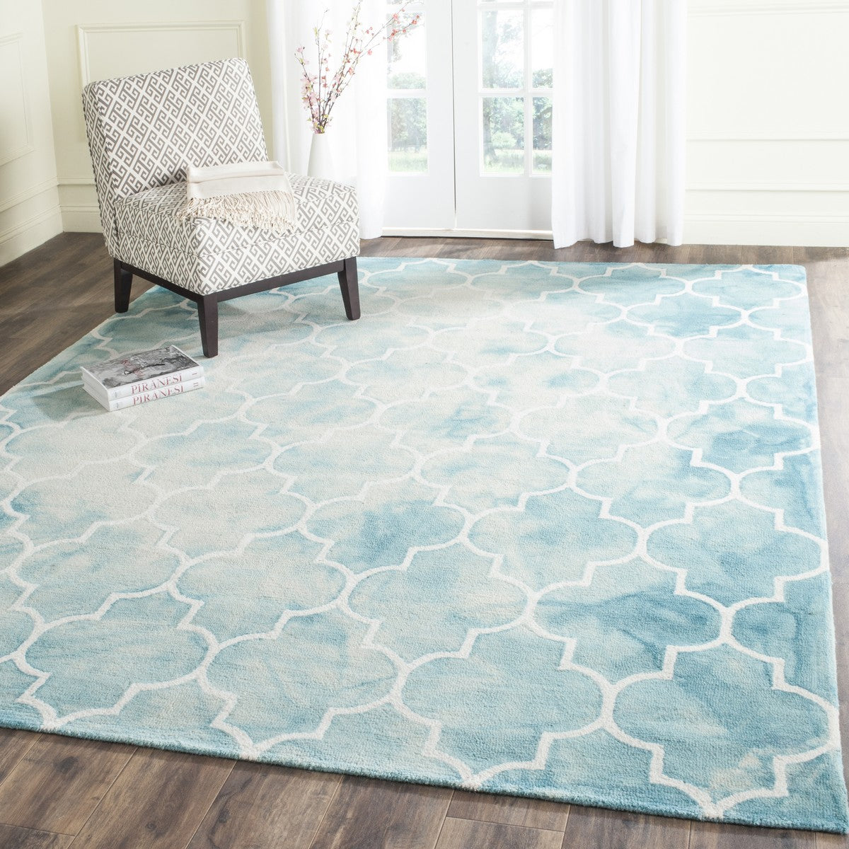 Safavieh Clearance Dip Dye DDY535D Turquoise Rug