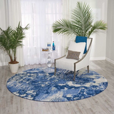 Nourison Twilight TWI24 Blue Rug