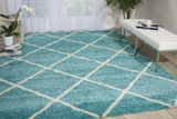 Nourison Clearance Brisbane BRI03 Aqua Rug