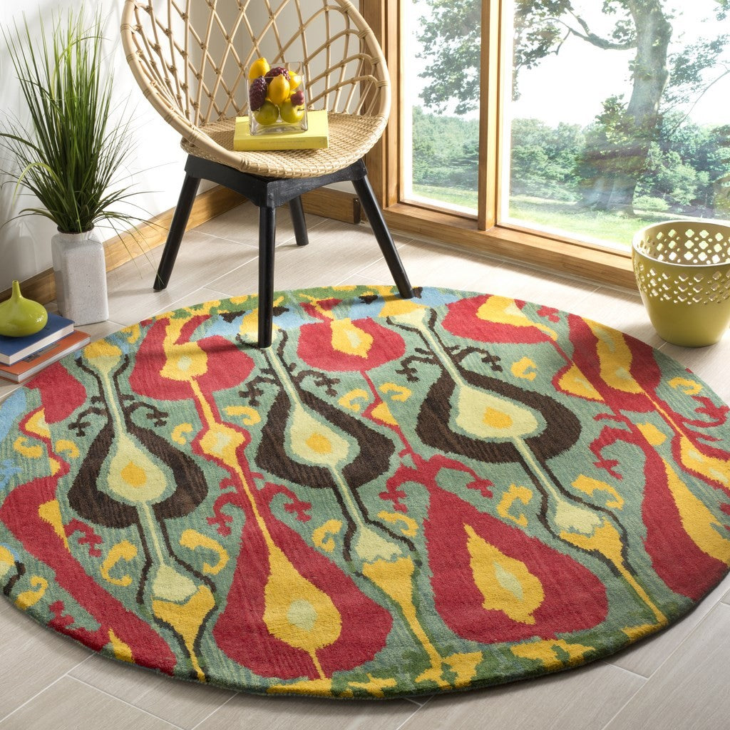 Safavieh Clearance Ikat IKT222B Blue Rug