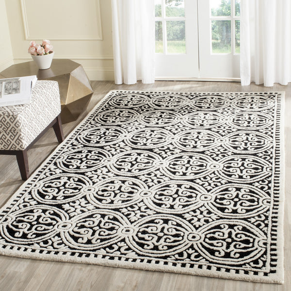 Safavieh Clearance Cambridge CAM123E Black Rug