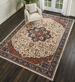 Nourison Clearance Lagos LAG01 Cream Rug