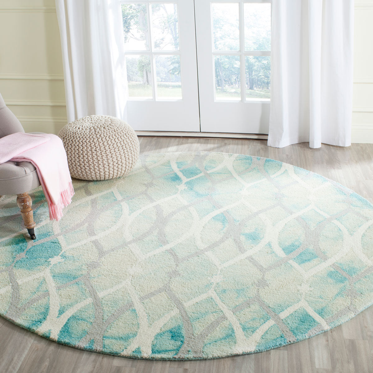 Safavieh Clearance Dip Dye DDY534Q Ivory Rug