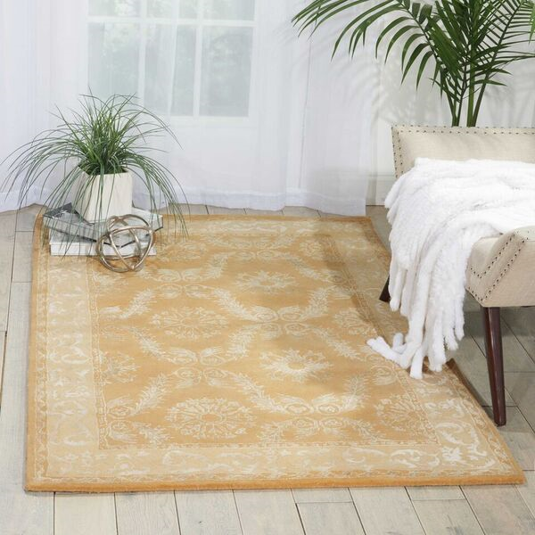Nourison Clearance Symphony SYM08 Gold Rug