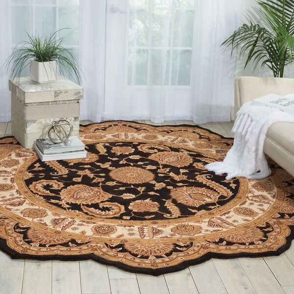 Nourison Clearance Heritage Hall HE19 Black Rug