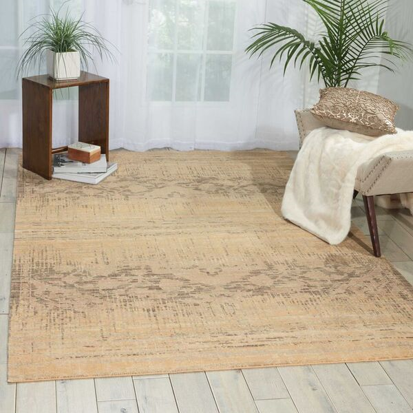 Nourison Clearance Silk Elements SKE27 Beige Rug