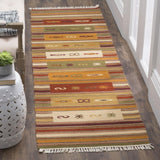 Safavieh Clearance Kilim NVK178A Burgundy Rug
