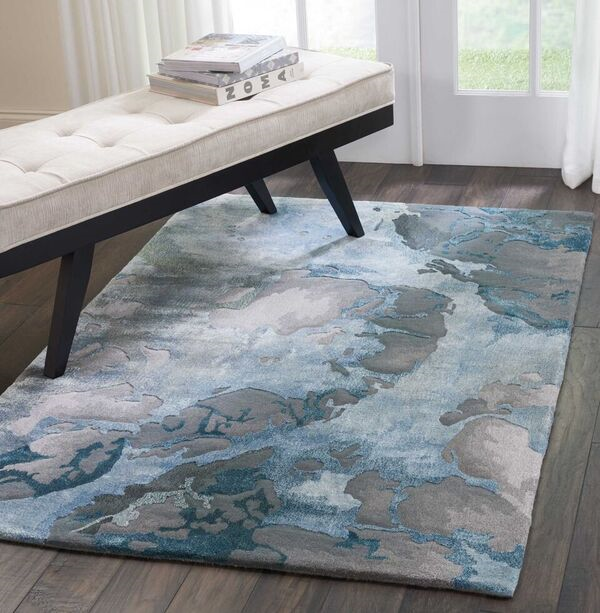 Nourison Prismatic PRS14 Grey Rug