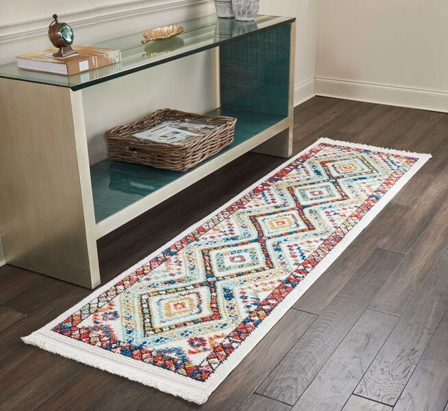 Nourison Clearance Navajo NAV02 White Rug