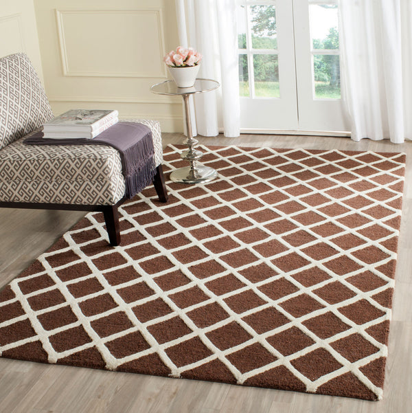 Safavieh Clearance Cambridge CAM135H Dark Brown Rug