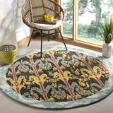 Safavieh Clearance Ikat IKT221A Charcoal Rug
