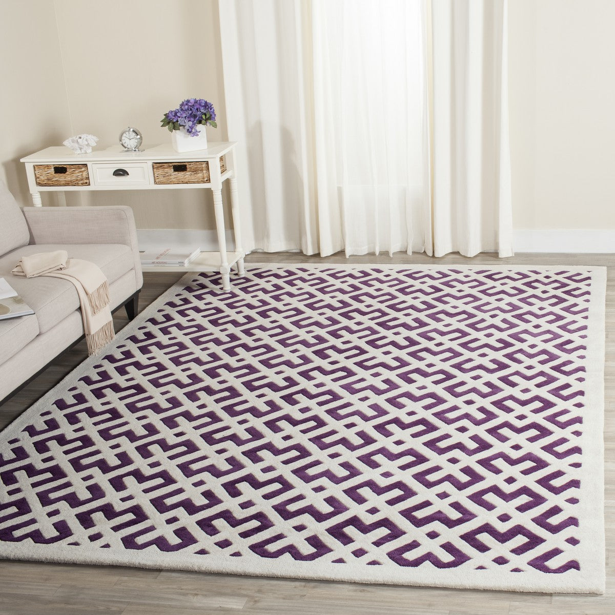 Safavieh Clearance Chatham CHT719F Purple Rug
