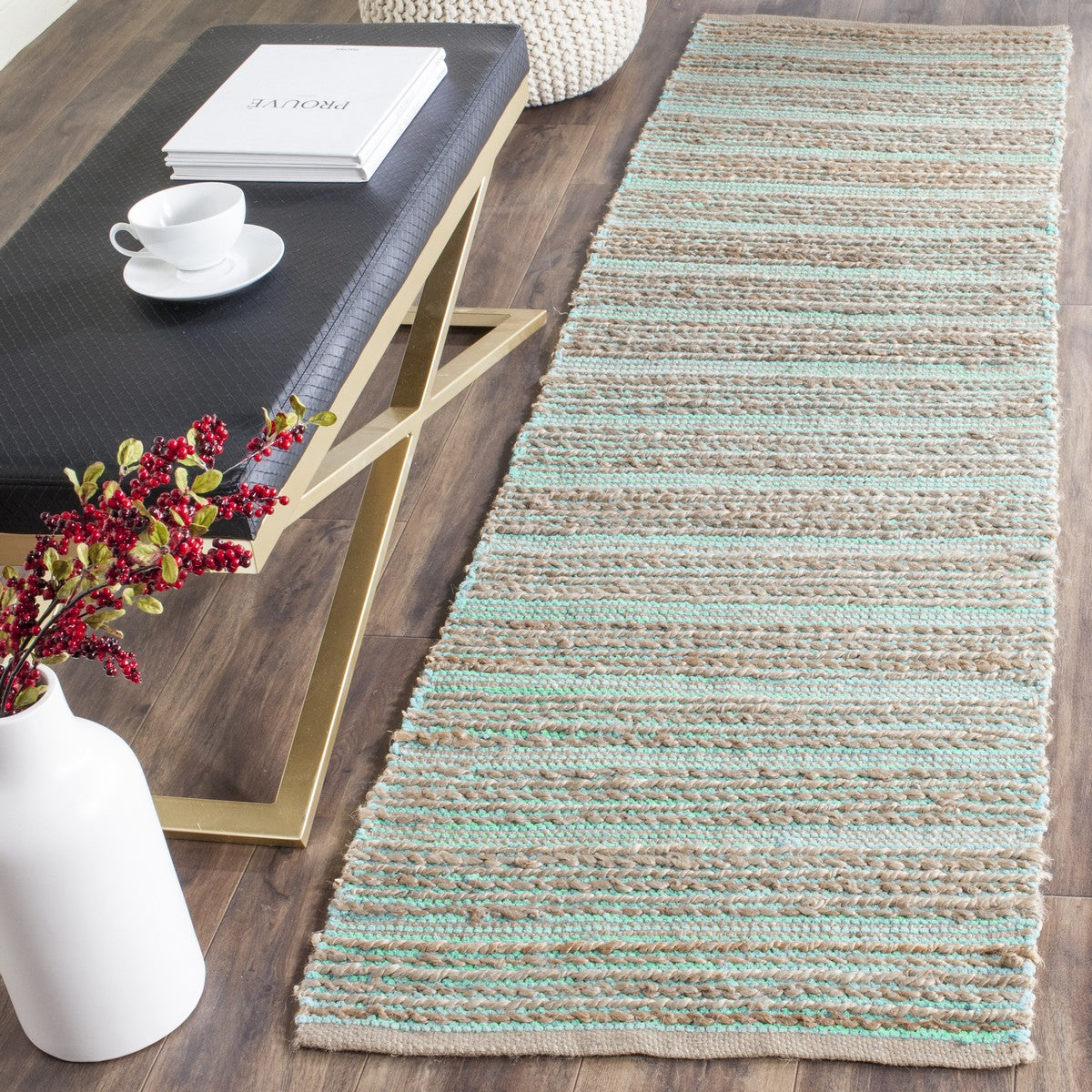 Safavieh Clearance Cape Cod CAP851D Aqua Rug