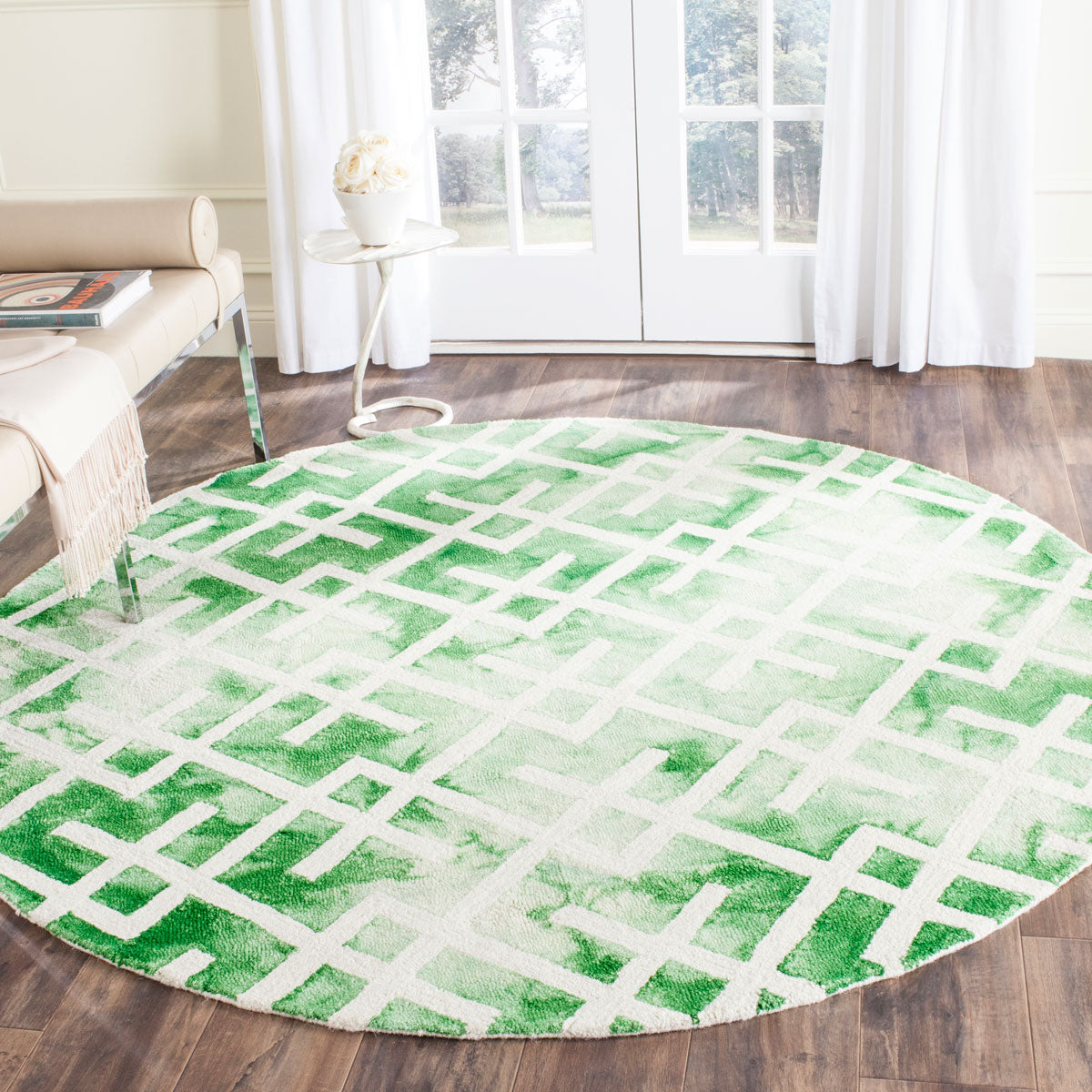 Safavieh Clearance Dip Dyes DDY677Q Green Rug