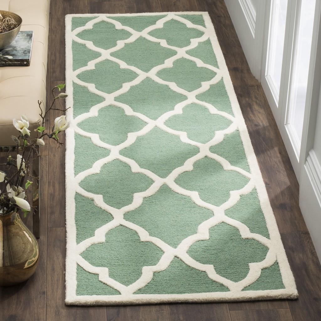 Safavieh Clearance Cambridge CAM312T Teal Green Rug