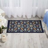 Nourison Clearance Caribbean CRB07 Navy Rug