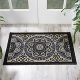 Nourison Clearance Caribbean CRB15 Ivory/Charcoal Rug
