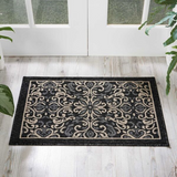 Nourison Clearance Caribbean CRB12 Charcoal Rug